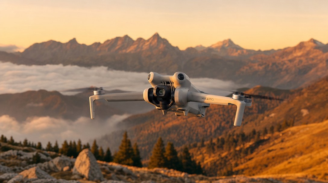 DJI Mini 4 Pro - zdjęcia, spoty i gdzie latać. Przykłady z mapy Polski