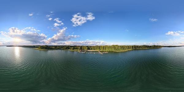 Jezioro Osiek i plaża Osiek